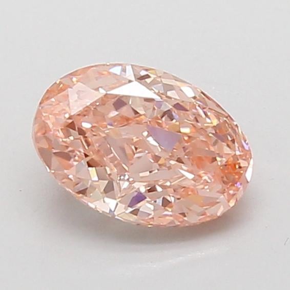 1.09 Ct. Fancy Vivid Pink Oval Lab Grown Diamond