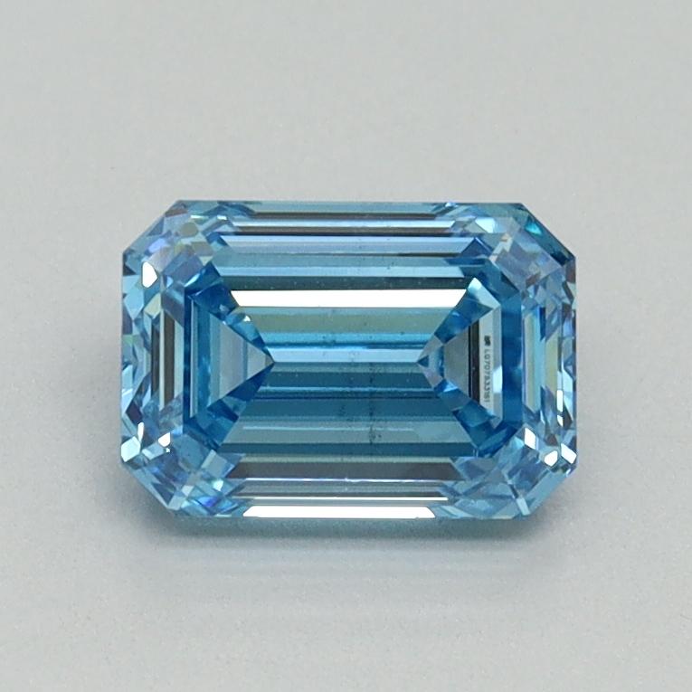 1.03 Ct. Fancy Vivid Blue Emerald Lab Grown Diamond