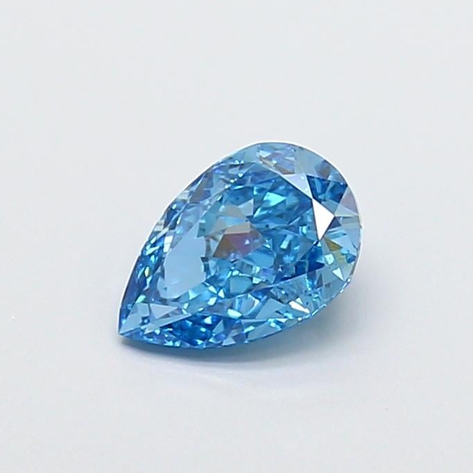 1.01 Ct. Fancy Vivid  Blue Pear Lab Grown Diamond