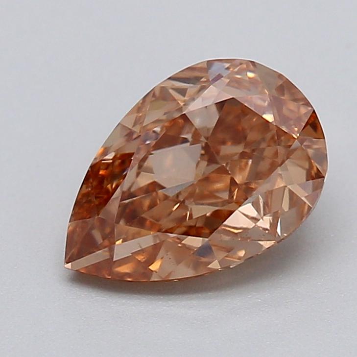 0.75 Ct. Fancy  Brown Pear Lab Grown Diamond