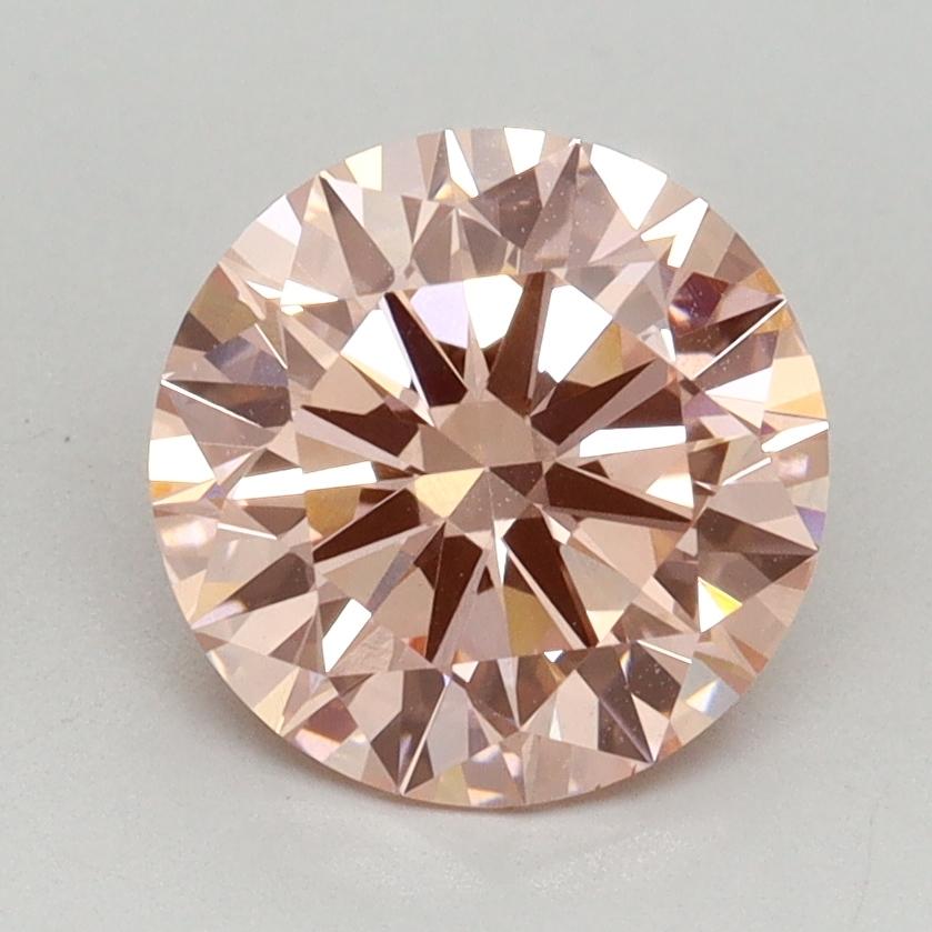 1.96 Ct. Fancy Vivid Pink Round Lab Grown Diamond
