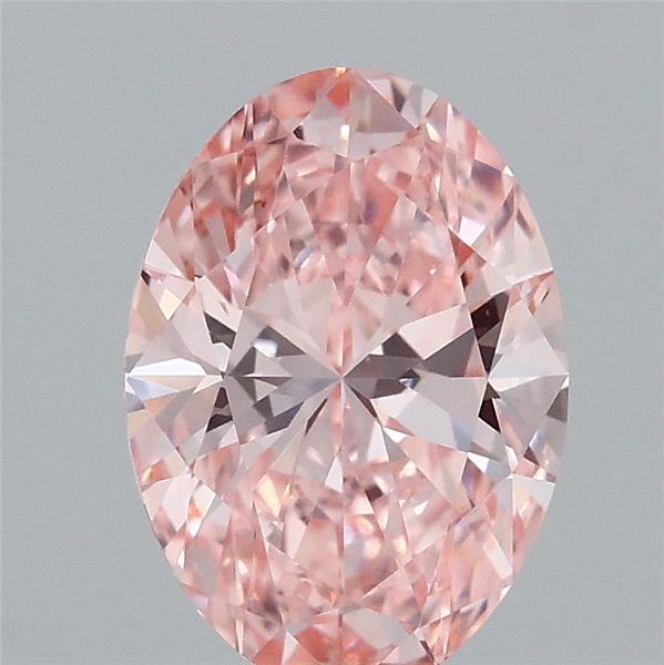 1.53 Ct. Fancy Vivid Pink Oval Lab Grown Diamond