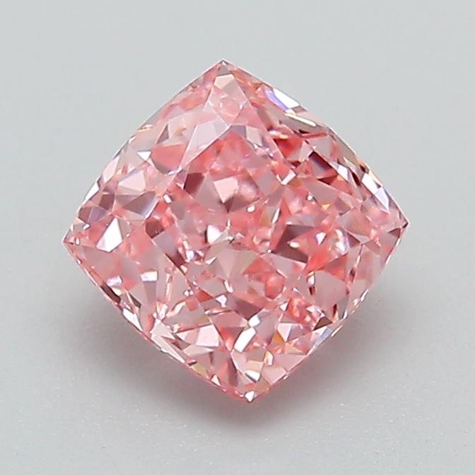 1.11 Ct. Fancy Intense Pink Cushion Lab Grown Diamond