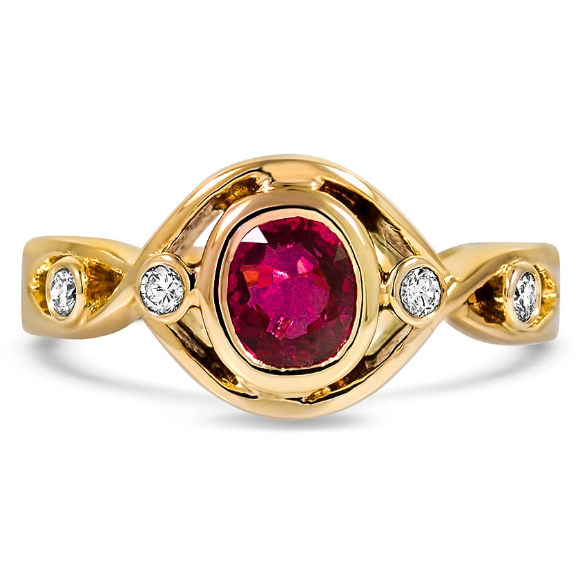 Retro Ruby Vintage Ring