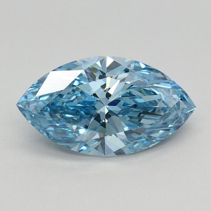 1.19 Ct. Fancy Vivid Blue Marquise Lab Grown Diamond