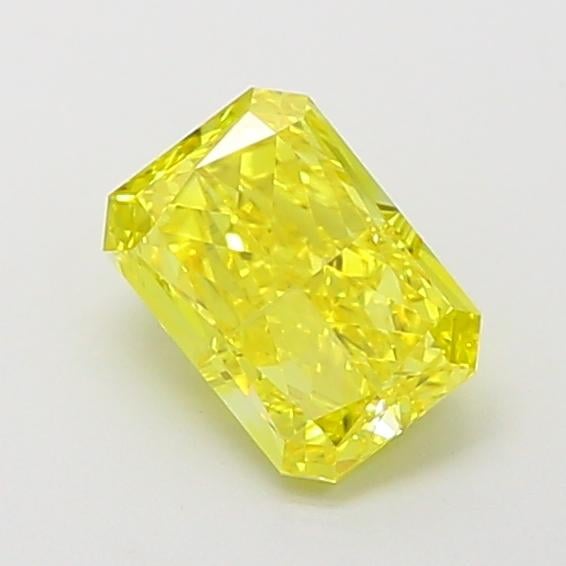 1.07 Ct. Fancy Vivid Yellow Radiant Lab Grown Diamond
