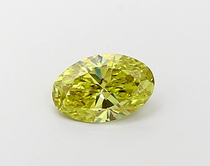 1.02 Ct. Fancy Intense Yellow Oval Lab Grown Diamond