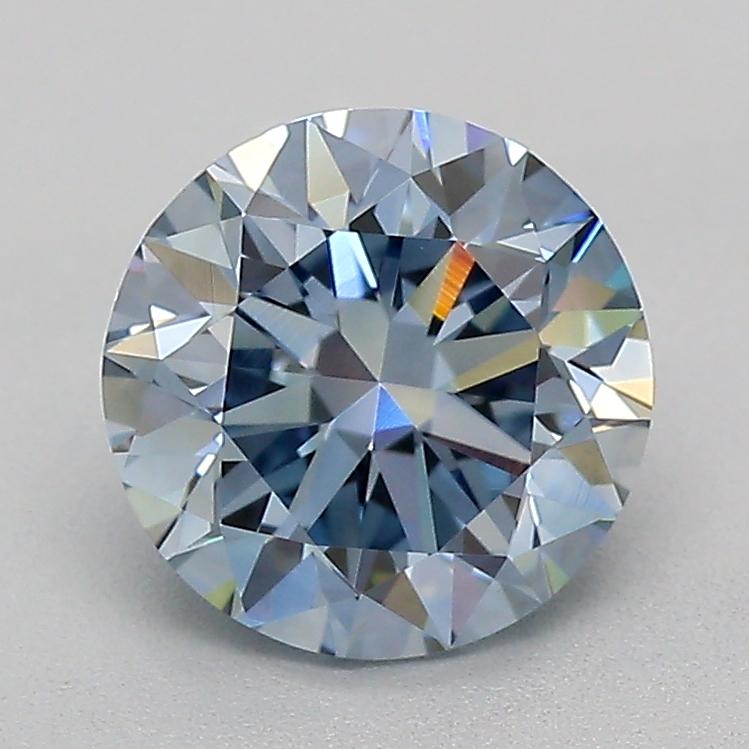 1.02 Ct. Fancy  Blue Round Lab Grown Diamond