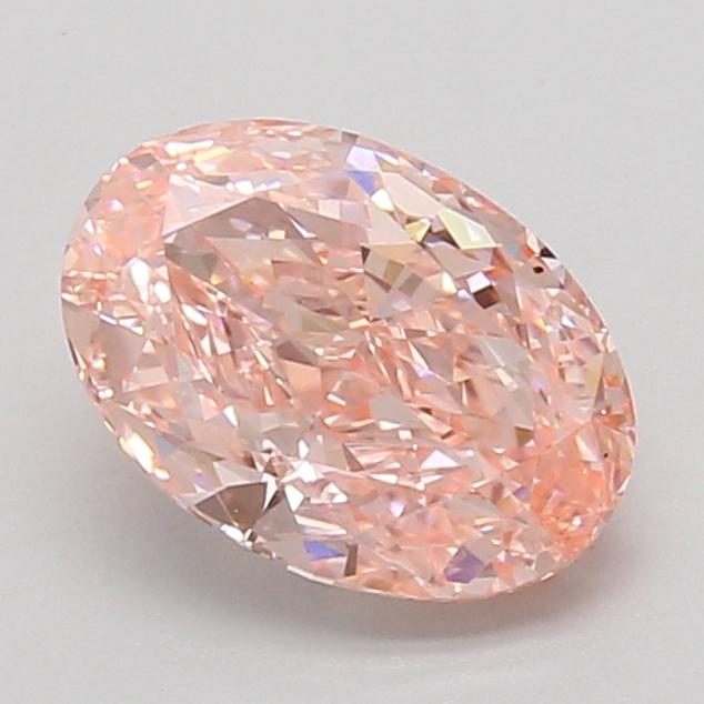 2.07 Ct. Fancy Vivid Pink Oval Lab Grown Diamond