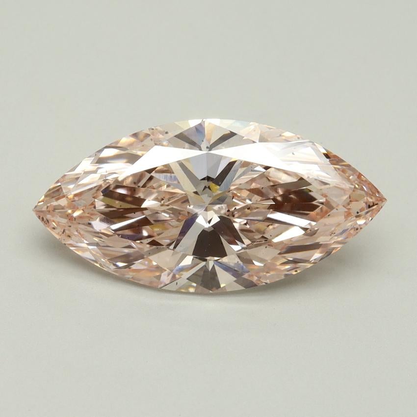 4.01 Ct. Fancy Intense Pink Marquise Lab Grown Diamond