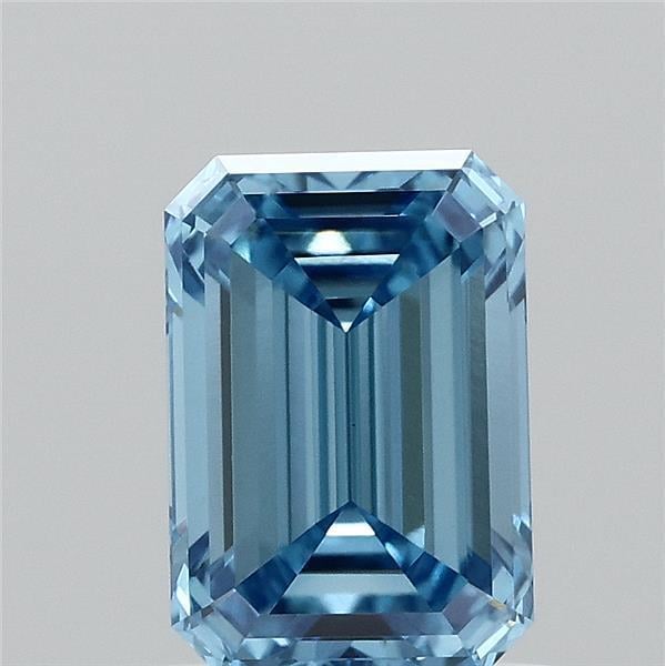 1.00 Ct. Fancy Vivid  Blue Emerald Lab Grown Diamond