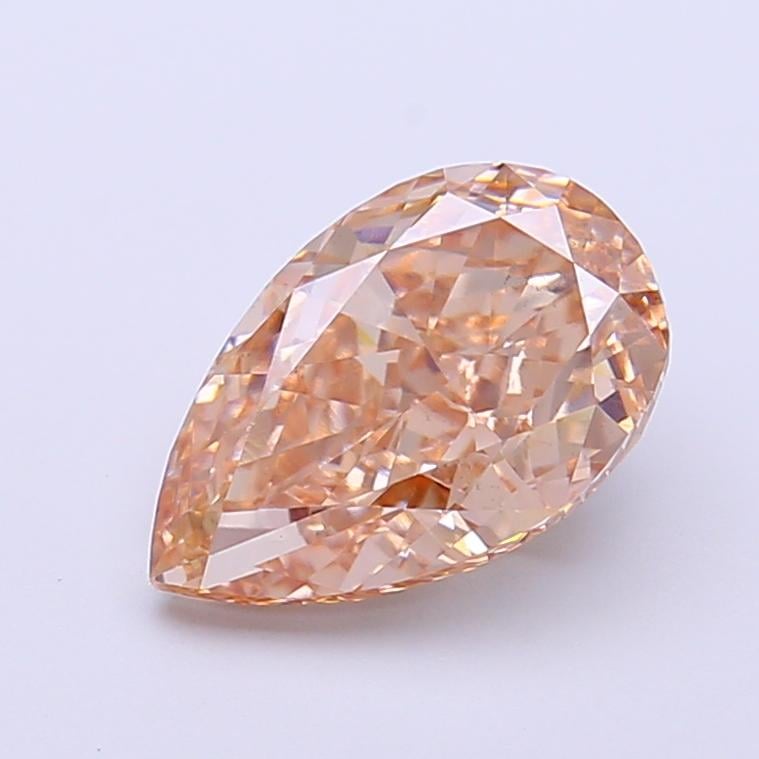 2.51 Ct. Fancy Light  Brown Pear Lab Grown Diamond