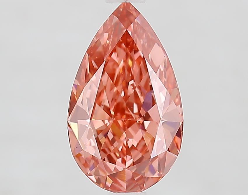2.02 Ct. Fancy Vivid Pink Pear Lab Grown Diamond