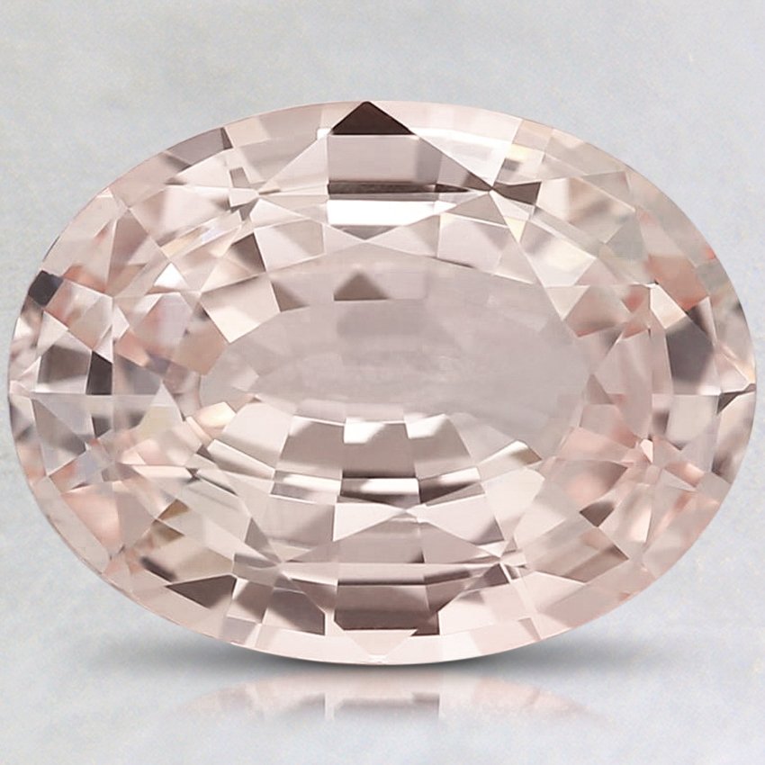 11.8x8.3mm Super Premium Peach Oval Sapphire