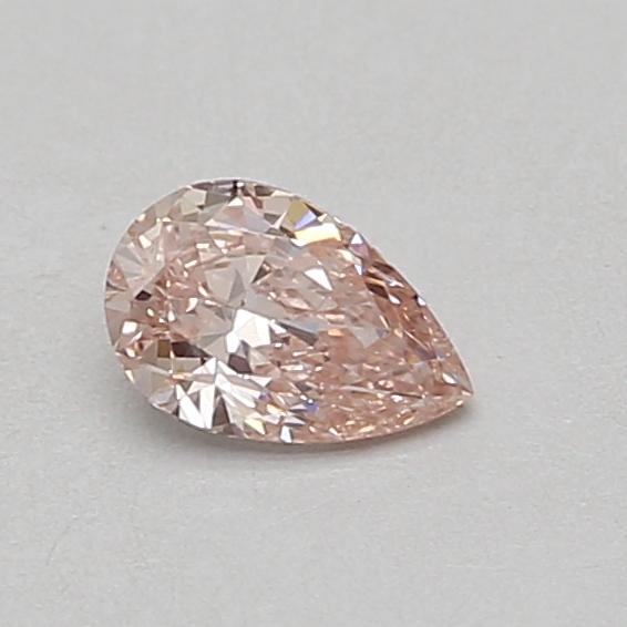 0.45 Ct. Fancy Intense Pink Pear Lab Grown Diamond