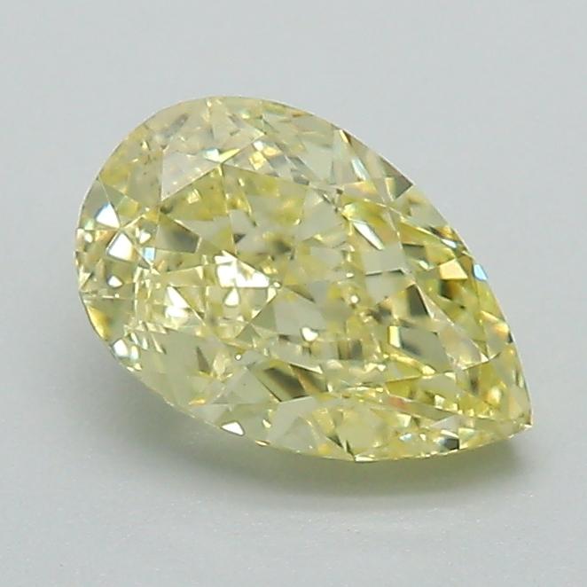 1.07 Ct. Fancy Intense Yellow Pear Lab Grown Diamond