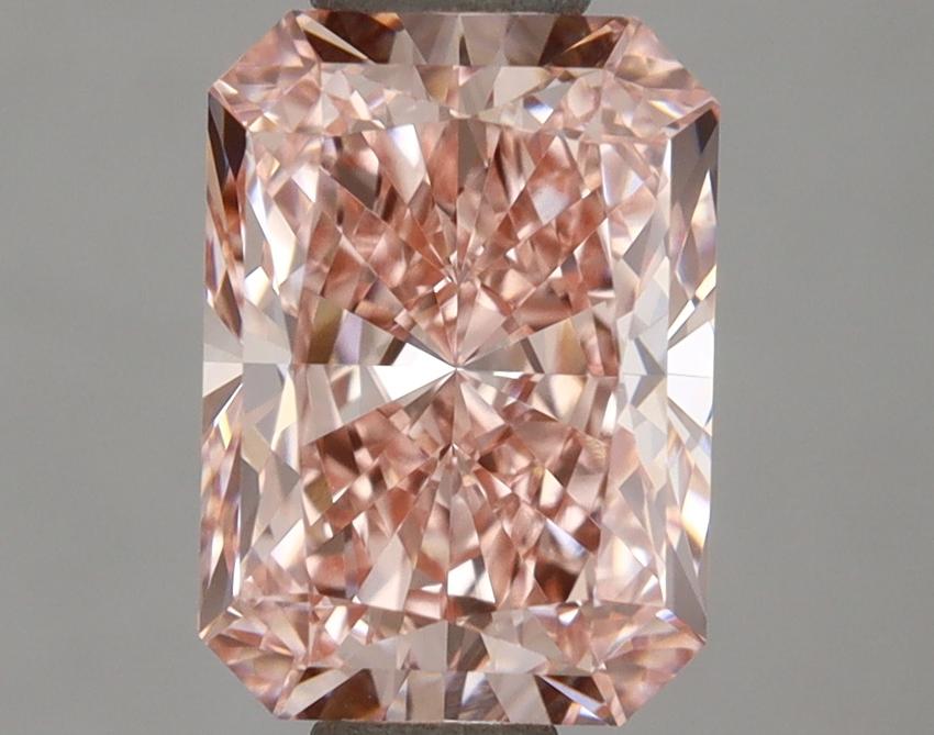 1.54 Ct. Fancy Vivid Pink Radiant Lab Grown Diamond