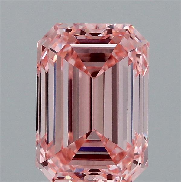 2.01 Ct. Fancy Vivid Pink Emerald Lab Grown Diamond