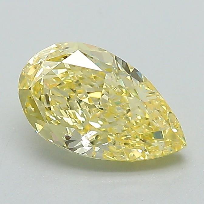 1.03 Ct. Fancy Intense Yellow Pear Lab Grown Diamond