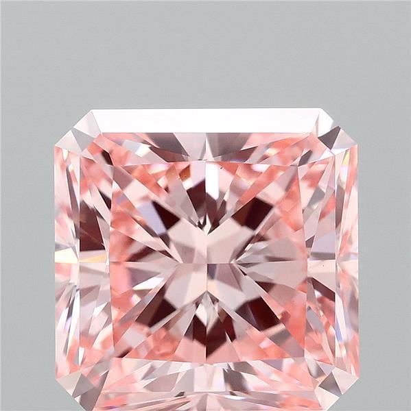 2.52 Ct. Fancy Vivid Pink Radiant Lab Grown Diamond