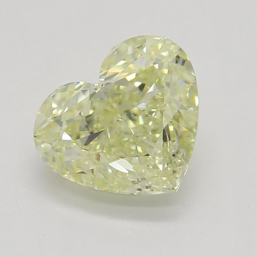 1.11 Ct. Fancy Light Yellow Heart Diamond