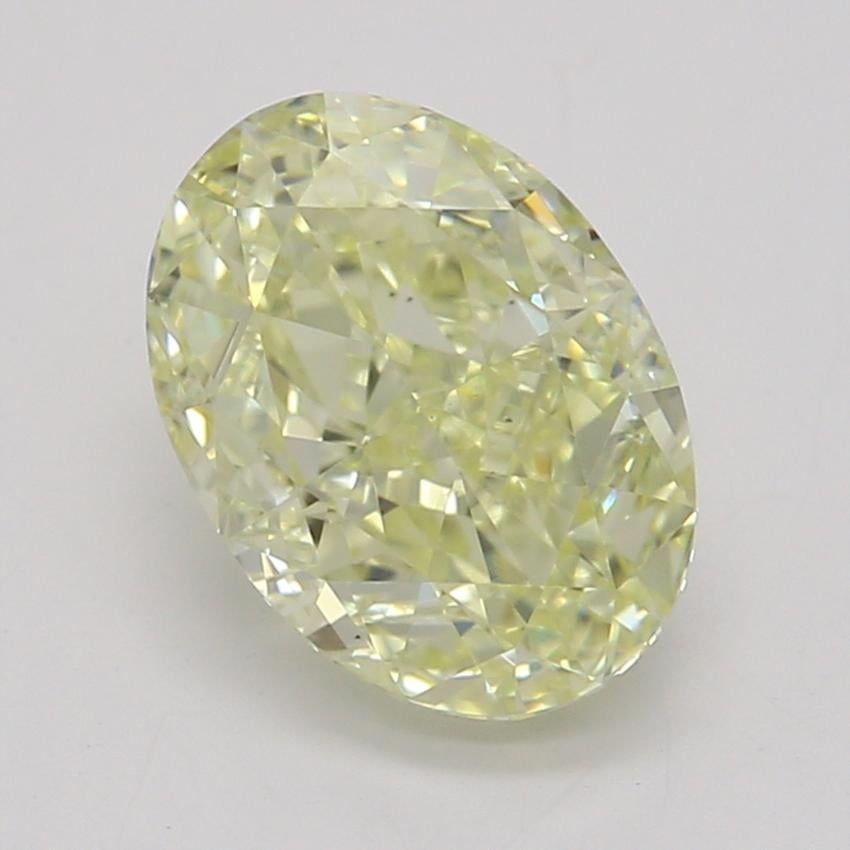1.12 Ct. Fancy Light Yellow Oval Diamond