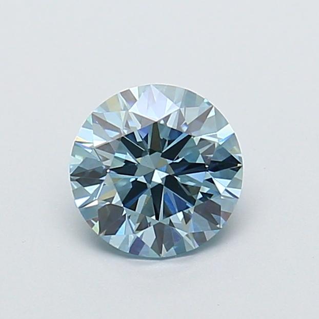 1.01 Ct. Fancy Intense Blue Round Lab Grown Diamond