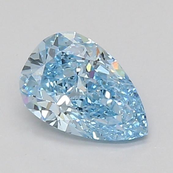 1.02 Ct. Fancy Vivid Blue Pear Lab Grown Diamond