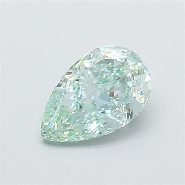 0.95 Ct. Fancy Intense  Green Pear Lab Grown Diamond