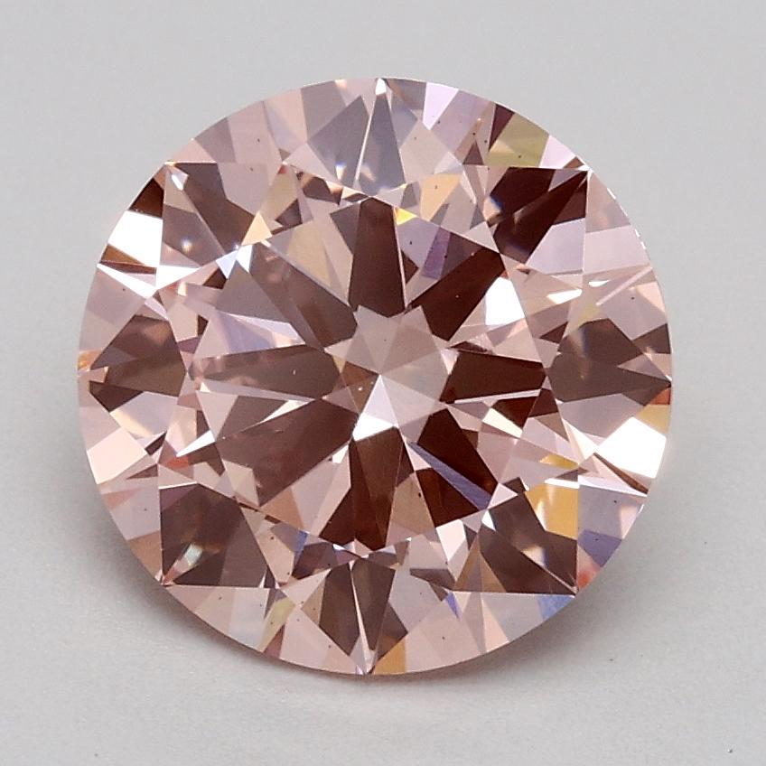1.80 Ct. Fancy Intense Pink Round Lab Grown Diamond