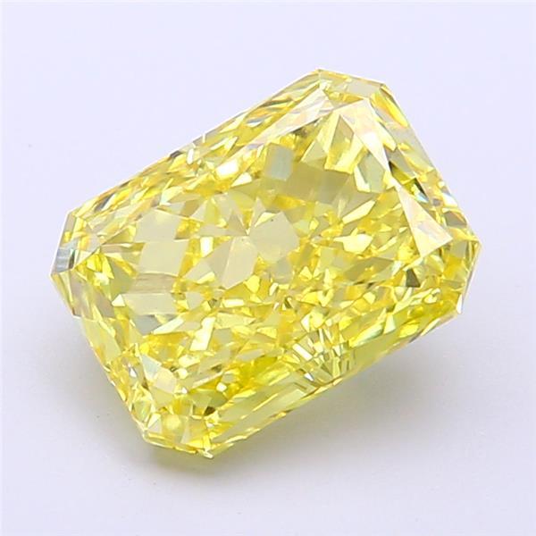 2.63 Ct. Fancy Intense Yellow Radiant Lab Grown Diamond
