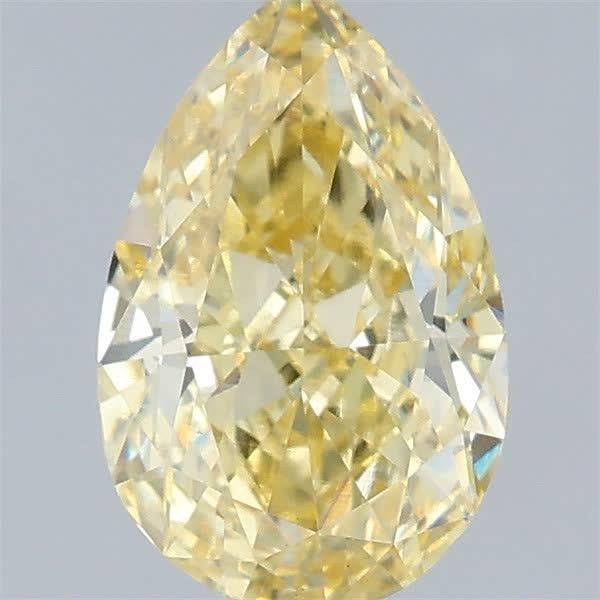 1.57 Ct. Fancy Intense Yellow Pear Lab Grown Diamond
