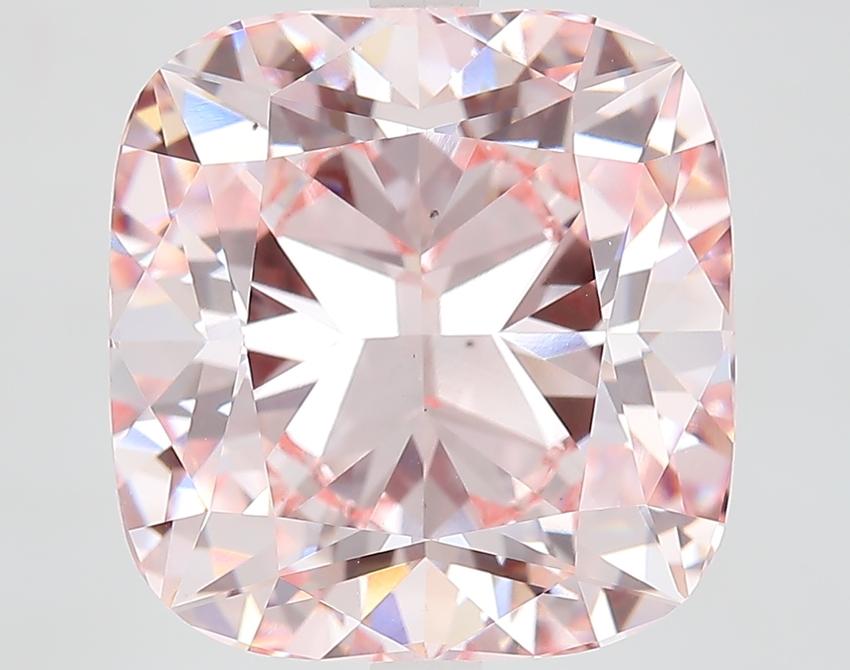 10.27 Ct. Fancy Intense Pink Cushion Lab Grown Diamond