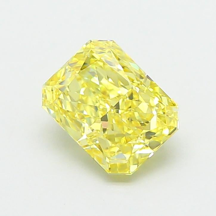 1.54 Ct. Fancy Intense  Yellow Radiant Lab Grown Diamond