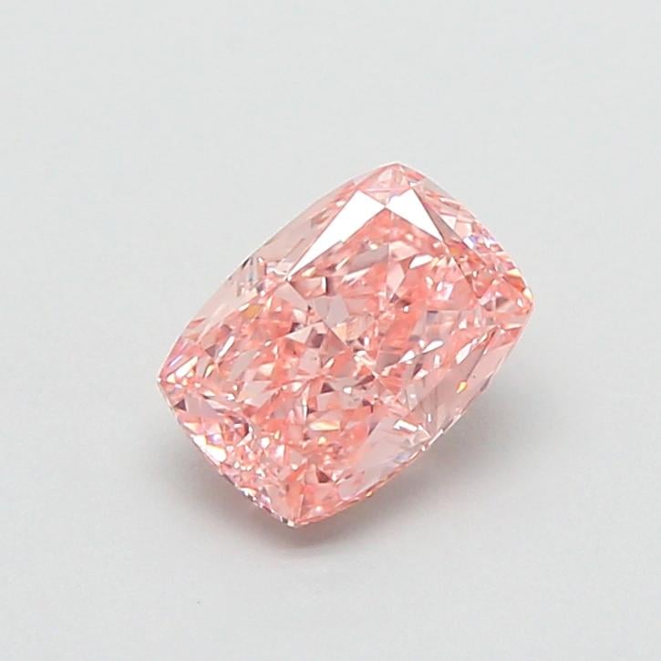 1.03 Ct. Fancy Intense  Pink Cushion Lab Grown Diamond