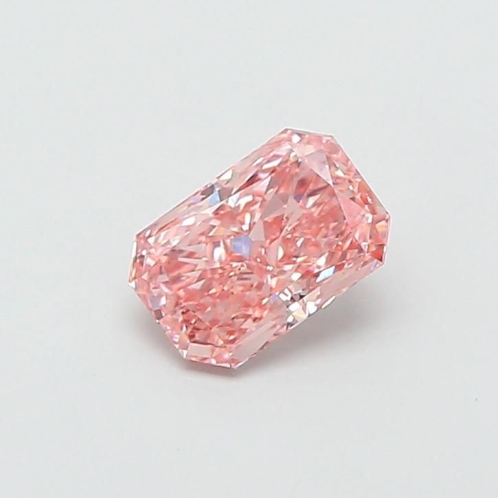 1.46 Ct. Fancy Pink Radiant Lab Grown Diamond