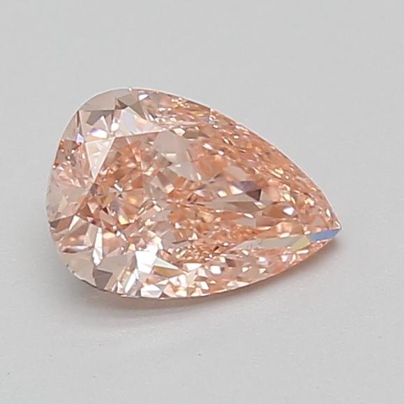 0.88 Ct. Fancy Vivid Pink Pear Lab Grown Diamond