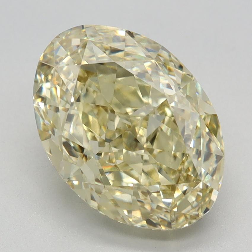 3.15 Ct. Fancy Intense Yellow Oval Lab Grown Diamond
