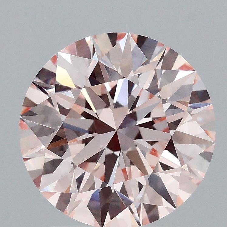 2.62 Ct. Fancy Intense Pink Round Lab Grown Diamond