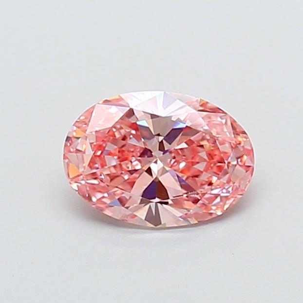 1.00 Ct. Fancy Vivid Pink Oval Lab Grown Diamond