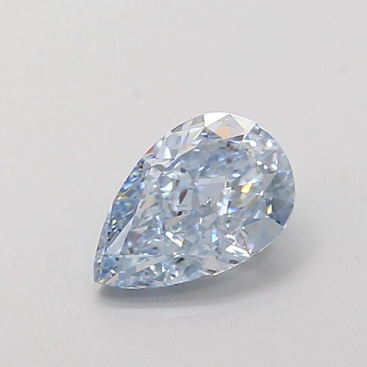 1.03 Ct. Fancy Vivid  Blue Pear Lab Grown Diamond