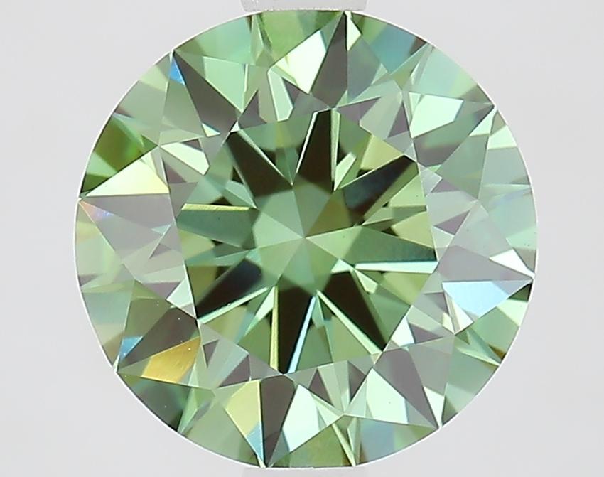 2.06 Ct. Fancy Vivid Pink Round Lab Grown Diamond