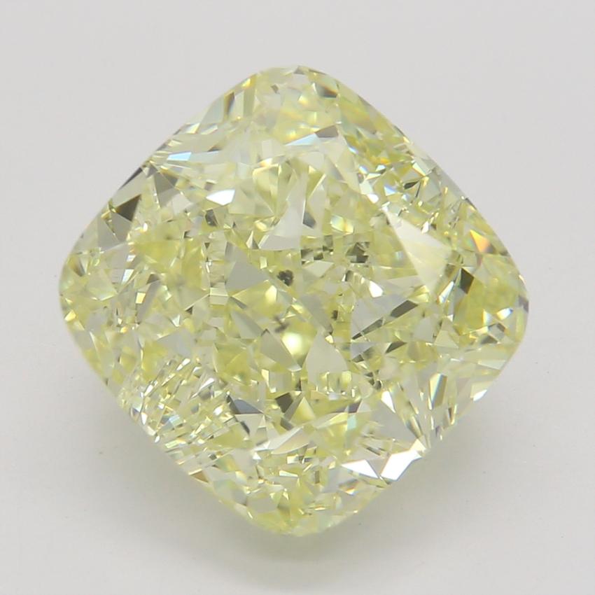 3.55 Ct. Fancy Yellow Cushion Diamond
