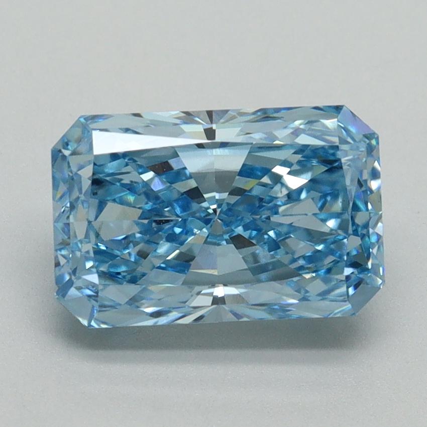 2.34 Ct. Fancy Vivid Blue Radiant Lab Grown Diamond