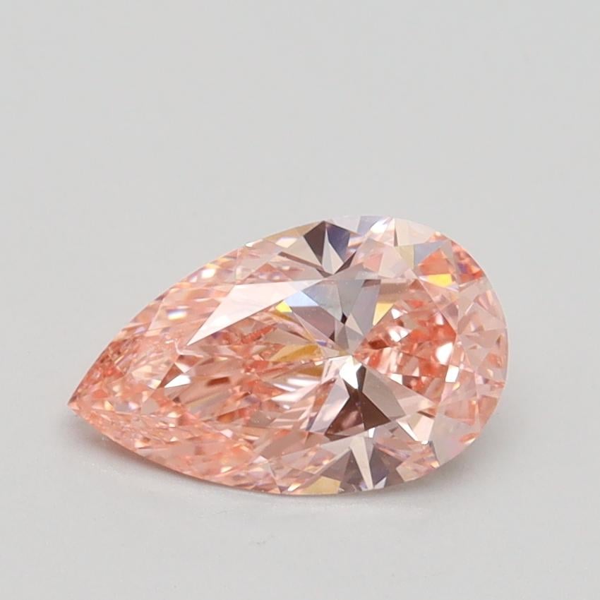 1.07 Ct. Fancy Intense Pink Pear Lab Grown Diamond