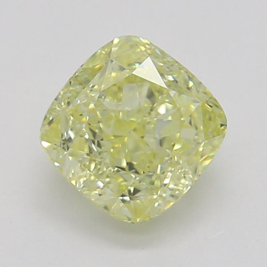0.61 Ct. Fancy Yellow Cushion Diamond