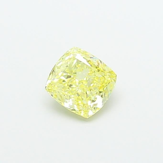 1.18 Ct. Fancy Intense  Yellow Cushion Lab Grown Diamond