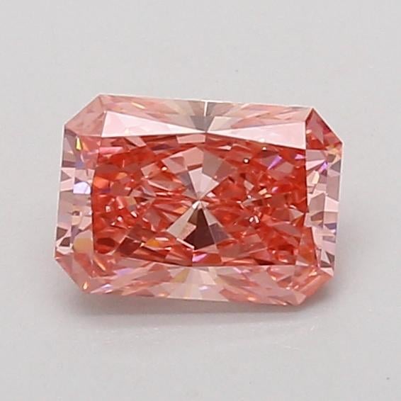 0.95 Ct. Fancy Vivid Pink Radiant Lab Grown Diamond