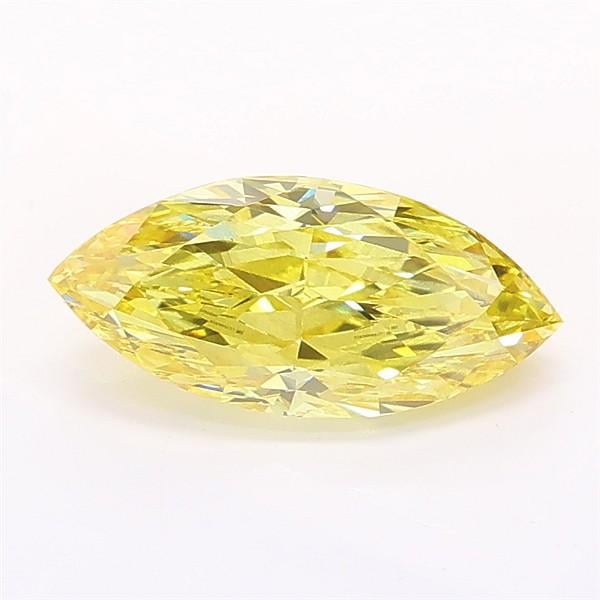 1.39 Ct. Fancy Intense Yellow Marquise Lab Grown Diamond