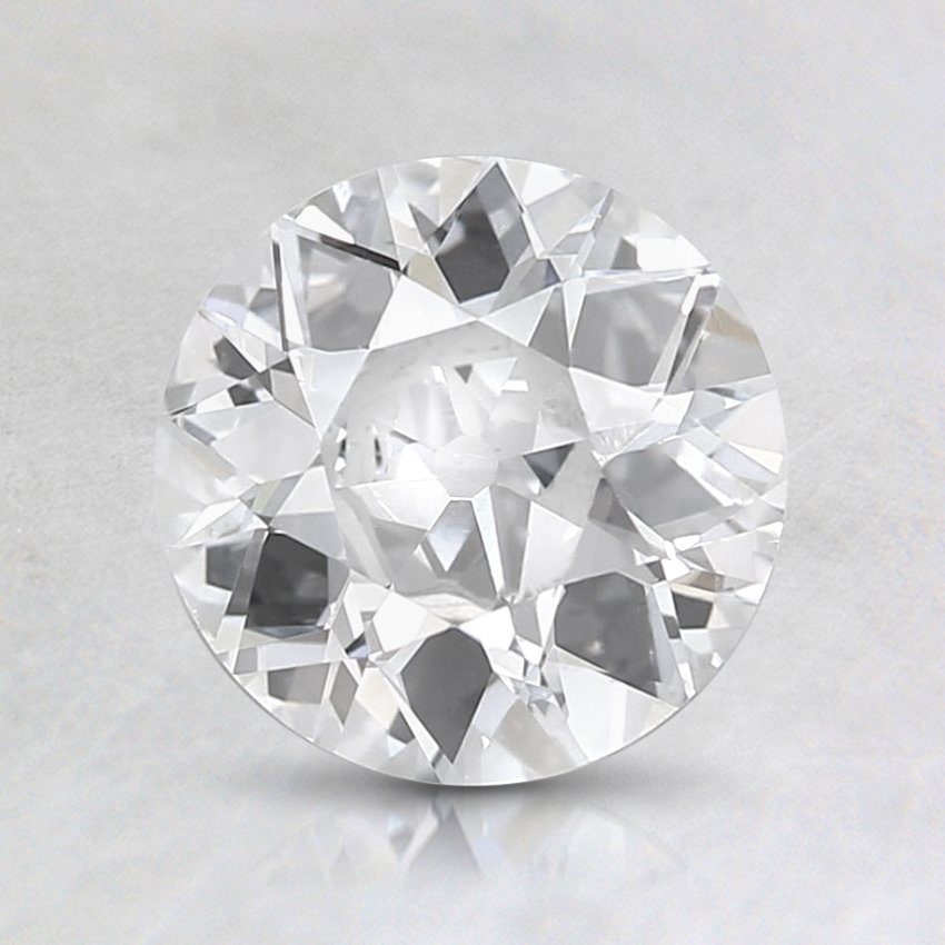 1.06 Ct., D Color, SI2 Clarity, Round Old European Cut Diamond